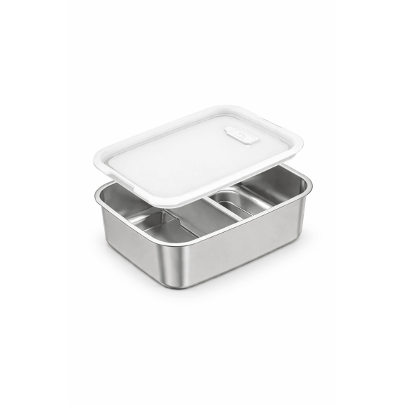 Stainless Steel Replacement Inner Container, 6.3 Cup Removable Liner for Electric Lunch Box