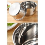 Stainless Steel Replacement Inner Pot for Multi-Functional Rice Cookers, Non-Stick Easy Clean Universal Fit Cooking Acce