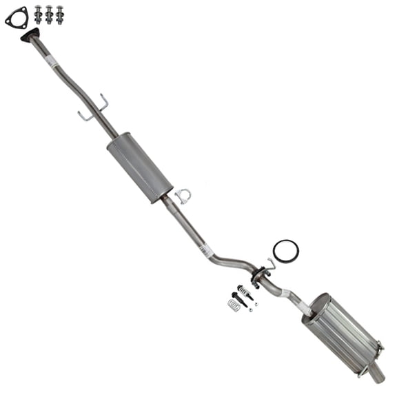 Northeastern Exhaust | Stainless Steel Resonator & Muffler Exhaust System Fits 2010-2011 Honda CR-V 2.4L - Direct Fit