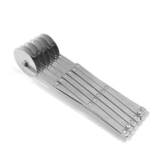 Stainless Steel Retractable Pizza Dough Press, 10.47-Inch Length, Uniform Pizza Base, Perfect for Home Kitchens and Pizzerias