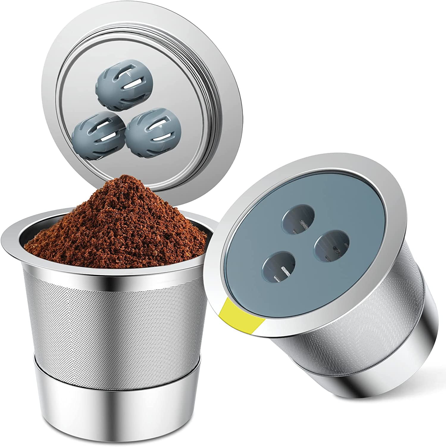 Stainless Steel Reusable K Cups Compatible with Ninja Coffee Maker