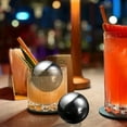 thumbnail image 1 of Stainless Steel Reusable Metal Ice Cubes Cooler Set For Bar Drinks, 1 of 4