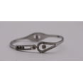 thumbnail image 1 of Stainless Steel Rhinestone Bangle - Multiple Color Options, 1 of 5