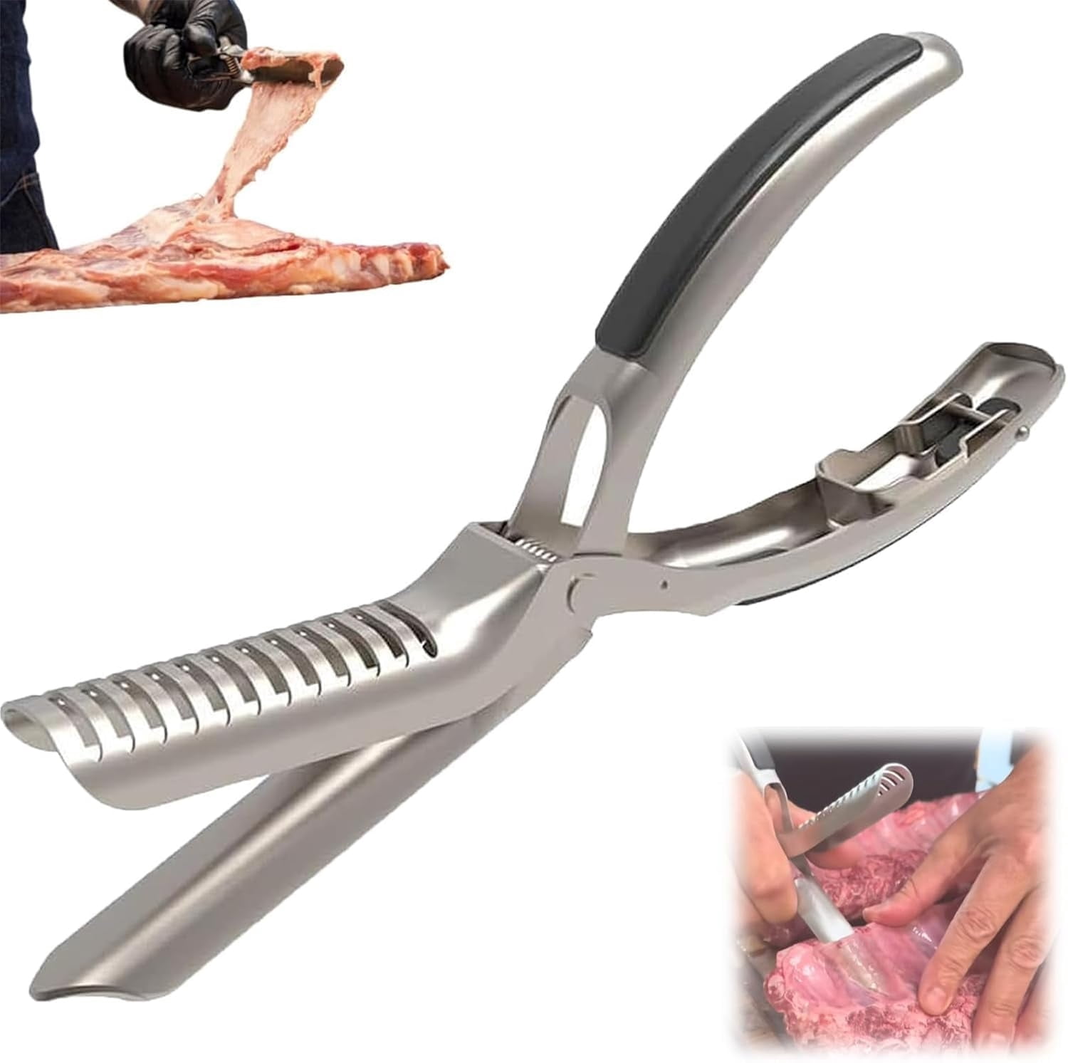 Removal Riben Stainless Steel Rib Membrane Remover Tool Kit,Rib Prep Pro,Membrane and ...