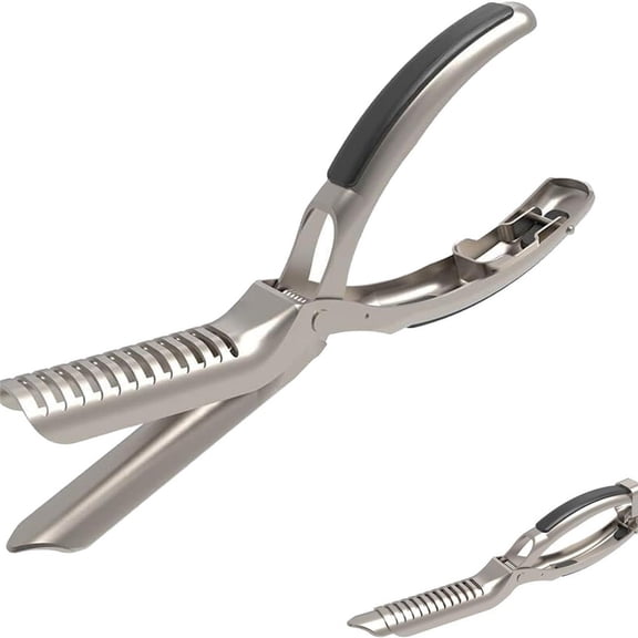 Stainless Steel Rib Skinner & Rib Membrane Remover for BBQ Enthusiasts and Chefs! With Arc Clamp & Non-Slip Grip, Effortlessly Remove Rib Membranes for Perfect Rib Prep1PC