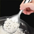 thumbnail image 1 of Stainless Steel Rice Spoon – Non-Stick Kitchen Rice Paddle – Heavy Duty & Dishwasher Safe – Perfect for Sticky Rice, Sushi, and Serving (1 Piece), 1 of 9