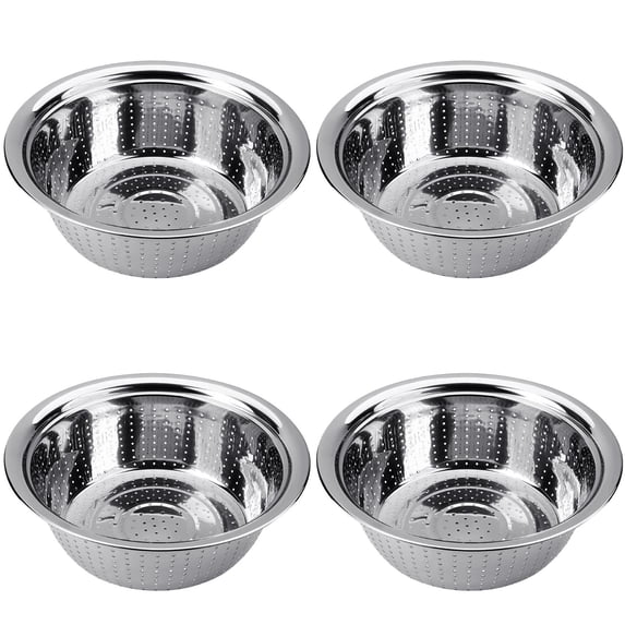 Stainless Steel Rice Washing Bowl Versatile Colander And Kitchen ...
