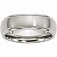 thumbnail image 1 of Stainless Steel Ridged Edge 7mm Brushed and Polished Band, 1 of 9