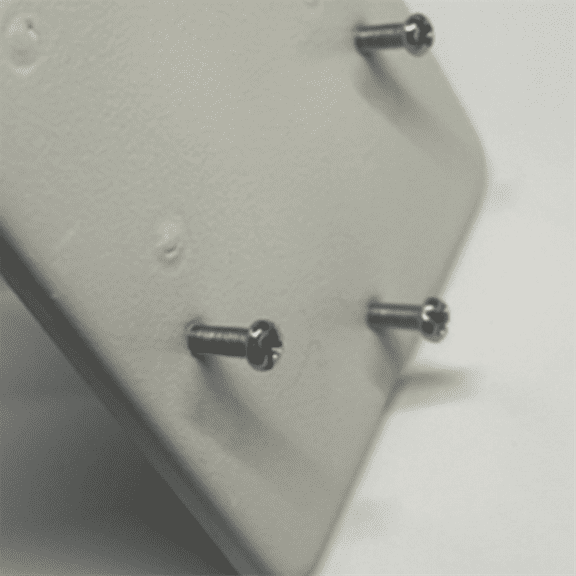 Stainless Steel Right Angle 90 External Corner Mounting Bracket Holder for Universal Wide View CCTV PTZ IP Dome Camera,1 x Bracket Plate,Silver