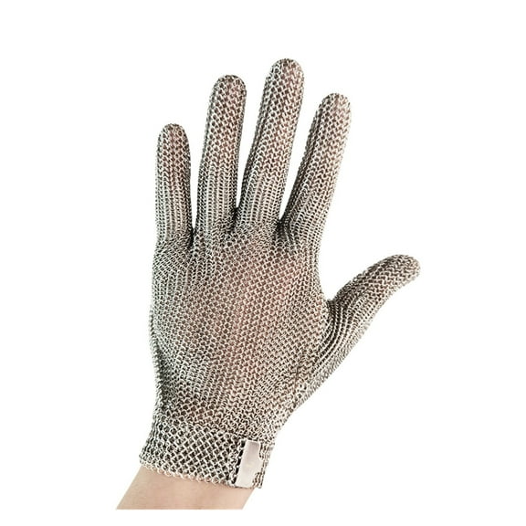 Stainless Steel Ring Mesh Gloves Anti Cut Knife Resistant Chain Mail Steel Strap Kitchen Butcher Glove Apply To Wood Carving, Carpentry And Knife Working ,Versatile and Multifunctional