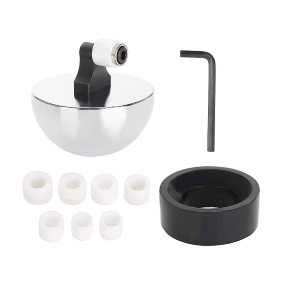 Stainless Steel Ring Micro Inlaid Solid Balls Jewelry Inlaid Stone Base Inlaid