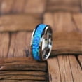 thumbnail image 1 of Stainless Steel Ring Never Fading Engagement Ring Men's Wedding Jewelry, 1 of 4