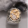 thumbnail image 1 of Stainless Steel Ring Unisex Statement Jewelry for Men and Women Electroplated Modern Band Durable Everyday Wear, 1 of 5
