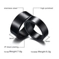 thumbnail image 1 of Stainless Steel Ring Women Silver Gold Black Band Ring Couple Rings Promise Ring, 1 of 9