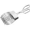 thumbnail image 1 of Stainless Steel Roast Beef Cutting Tongs Onion Slicer, Meat Bread Slicing Tong Food Holder For Slicing Vegetable Fruits Cutting Kitchen Tools, 1 of 7