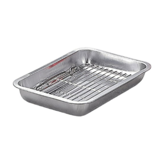 Stainless Steel Roasting Pan with Removable Rack Durable Baking Tray for Oven Cooking and Roasting Meats Vegetables