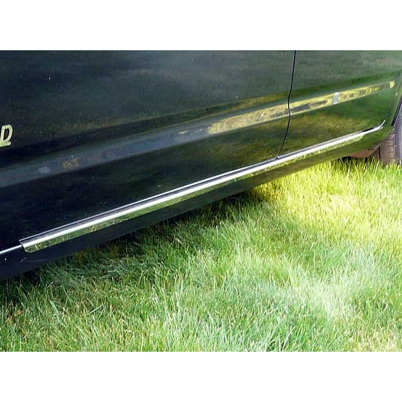 Stainless Steel Rocker Panel Trim 2Pc Fits 2004-2009 Toyota Prius TH24135 QAA