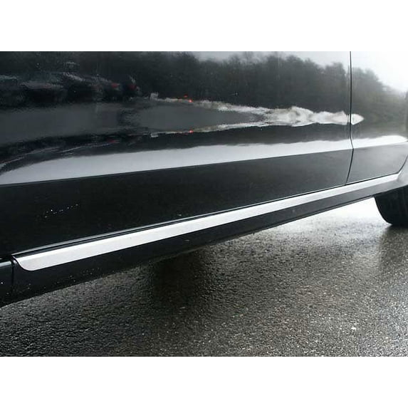 Stainless Steel Rocker Panel Trim 2Pc Fits 2008-2012 Honda Accord TH28281 QAA