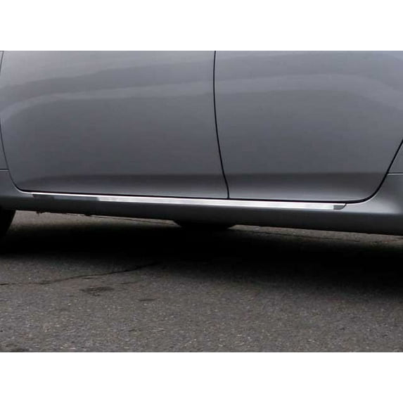 Stainless Steel Rocker Panel Trim 2Pc Fits 2009-2013 Toyota Corolla TH29112 QAA