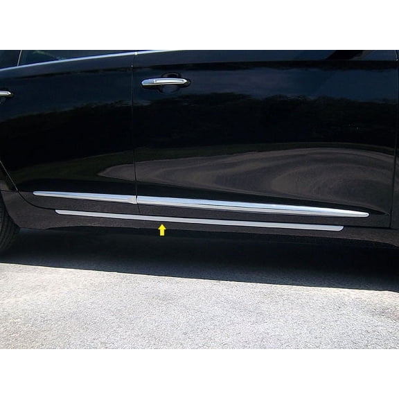 Stainless Steel Rocker Panel Trim 2Pc Fits 2013-2019 Cadillac XTS TH53248 QAA