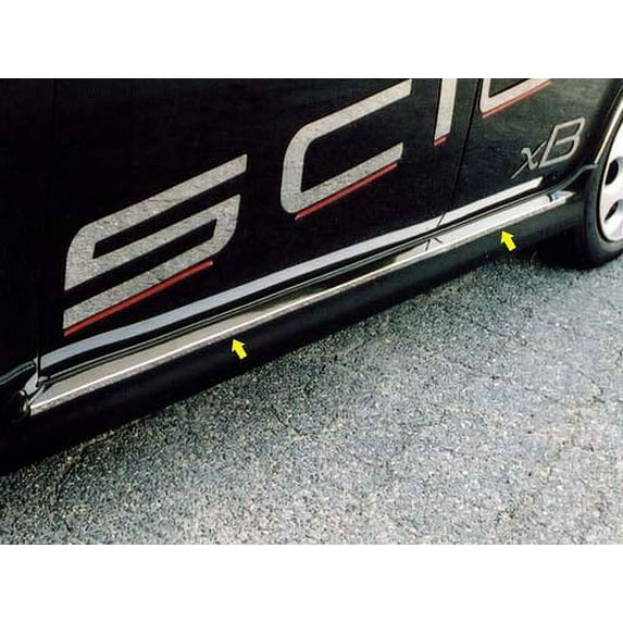 Stainless Steel Rocker Panel Trim 4Pc Fits 2004-2006 Scion xB TH24180 QAA