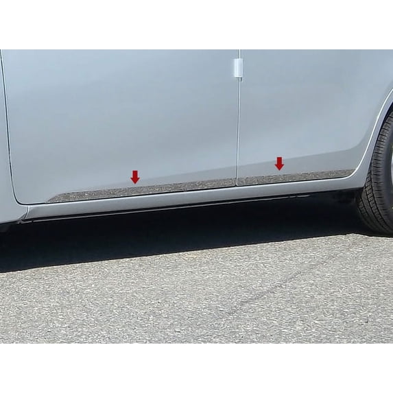 Stainless Steel Rocker Panel Trim 4Pc Fits 2014-2019 Toyota Corolla TH14112 QAA