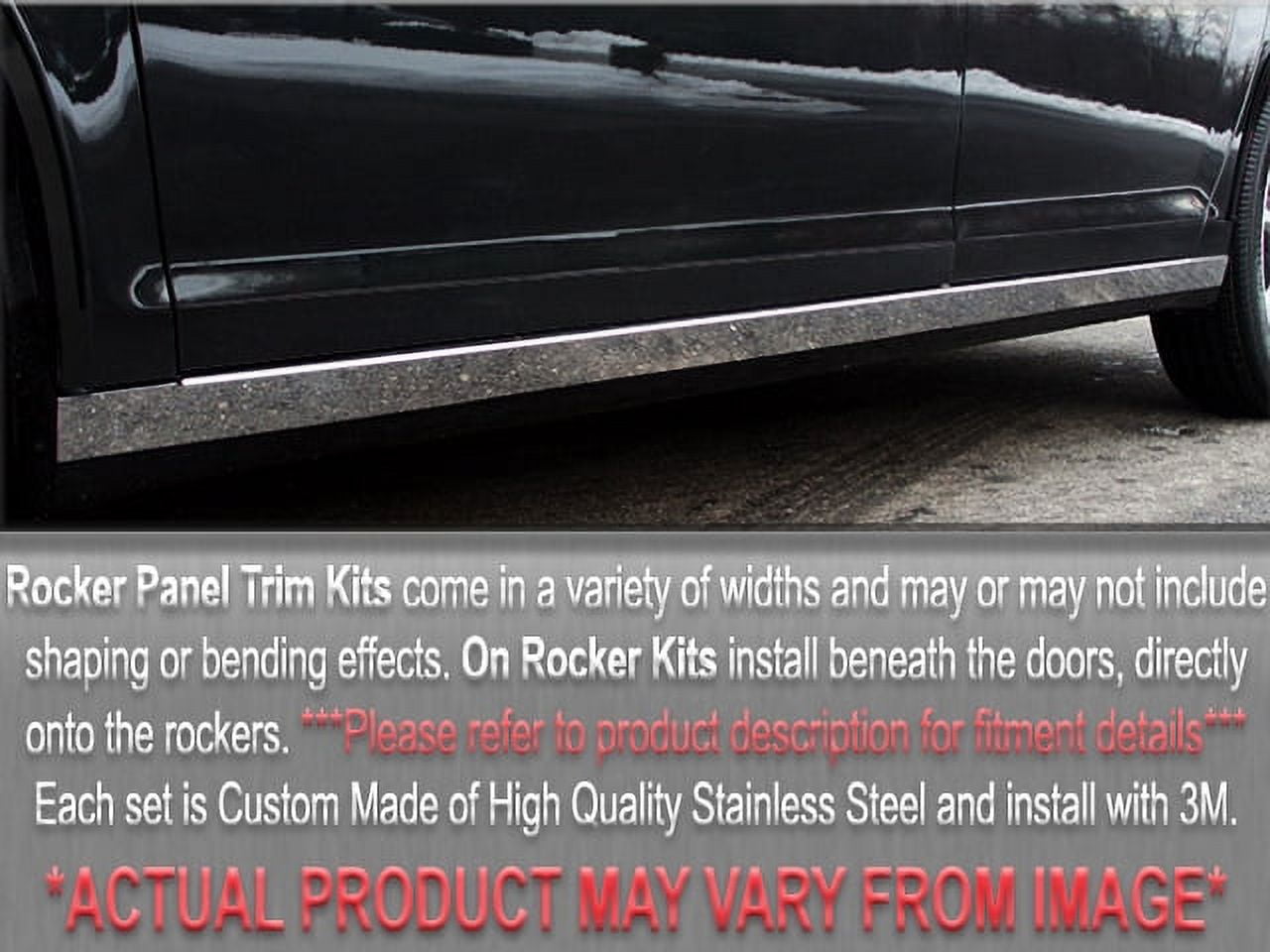 Stainless Steel Rocker Panel Trim 6Pc Fits 2002-2006 Toyota Camry ...