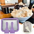 thumbnail image 1 of Stainless Steel Rolled Ice Cream Kit, Homemade DIY Rolled Ice Cream Tray with 2 Scrapers, Instant Freezy Bake Ice Cream Maker, Rolled Ice Cream Maker for Family Parent-Child Activity, Purple, 1 of 7