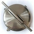 thumbnail image 1 of Stainless Steel Rolling Pin Board, Chapati/Roti Maker, Baking Dough Rolling Pin & Board, Kitchen/Baking Tools (Pack of 2), 1 of 3