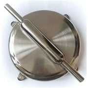 Stainless Steel Rolling Pin Board, Chapati/Roti Maker, Baking Dough Rolling Pin & Board, Kitchen/Baking Tools Pack of 2