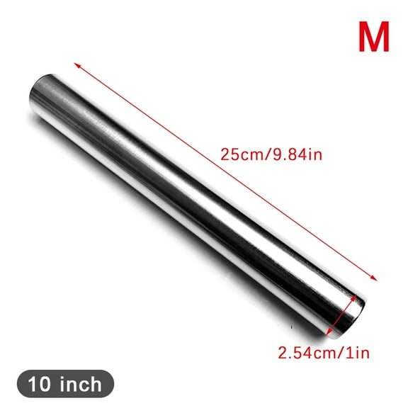 Stainless Steel Rolling Pin Kitchen Utensils Dough Roller Bake Pizza Noodles Cookie Dumplings Making Non-stick Baking Tool