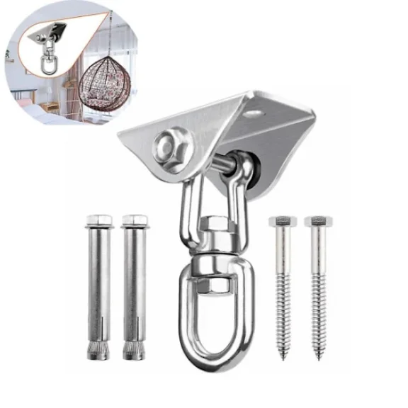 Stainless Steel Roof Hook 360 Degree Swivel Swivel Hook for Concrete