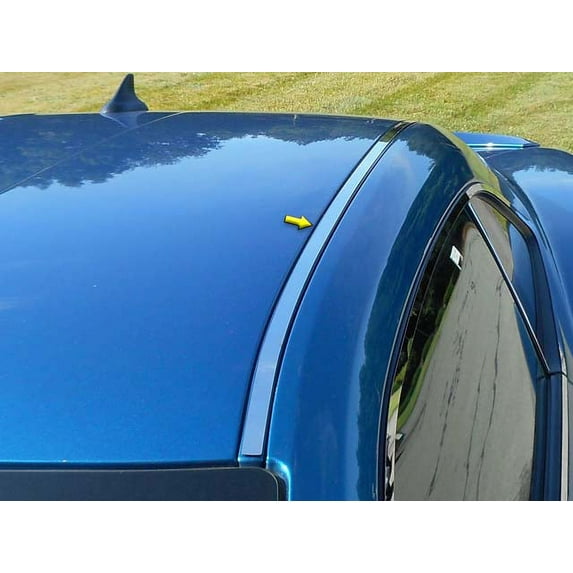 Stainless Steel Roof Insert 2Pc Fits 2010-2015 Chevrolet Camaro RI50100 QAA