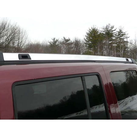 Stainless Steel Roof Rack Accent 2Pc Fits 2006-2010 Jeep Commander RR46095 QAA