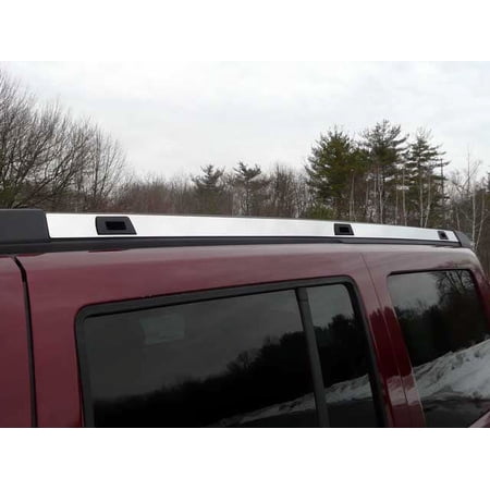 Stainless Steel Roof Rack Accent 2Pc Fits 2006-2010 Jeep Commander RR46096 QAA