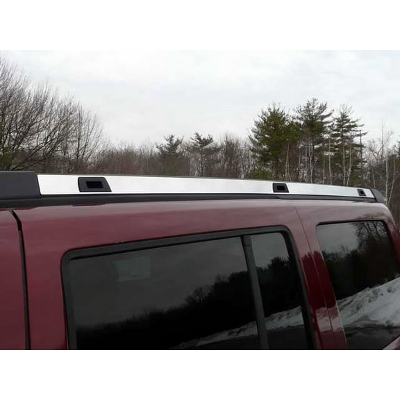 Stainless Steel Roof Rack Accent 2Pc Fits 2006-2010 Jeep Commander RR46096 QAA