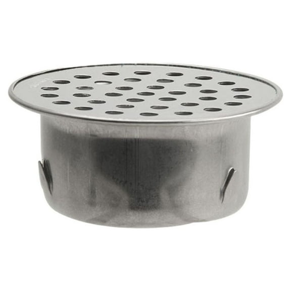 Stainless Steel Rooftop Floor Drain Card Roof Drain Pipe Rainwater Drainage System Large Capacity Anti-Clogging Design for Outdoor Balcony Garden PVC Pipes Easy Installation Silver