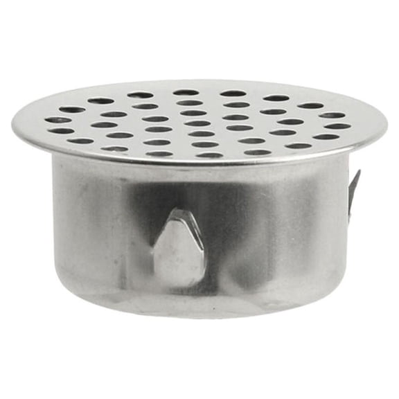 Stainless Steel Rooftop Floor Drain Card Roof Drain Pipe Rainwater Drainage System Large Capacity Anti-Clogging Design for Outdoor Balcony Garden PVC Pipes Easy Installation Silver