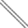 thumbnail image 1 of Stainless Steel Rope Chain 2.2mm Solid Cord Necklace 16" Gray Jewelry Female Unisex, 1 of 5