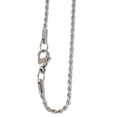 thumbnail image 1 of Stainless Steel Rope Chain Necklace 3mm Wide, 1 of 1
