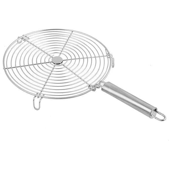 Stainless Steel Roti Grill Jali with Handle | Chapati Papad Roasting Net for Gas Stove | Multipurpose Grill Rack | Kitchen Tool for Everyday Cooking,Chapathi, Cooling Itme