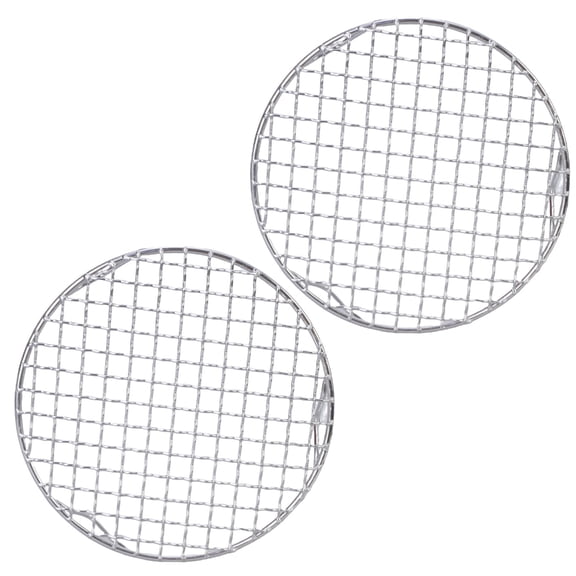 Stainless Steel Round Baking Rack Outdoor BBQ Accessories Easy Suitable for Grilling Roasting and Cooling