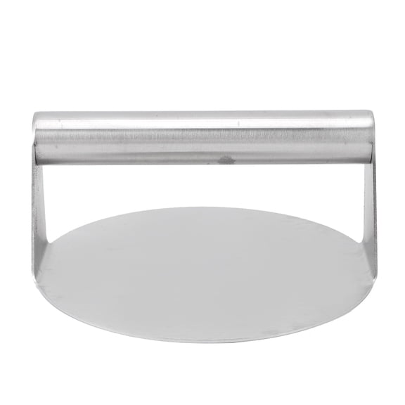 Stainless Steel Round Burger Press Manual Bacon Smasher Grill Press, 6.7 Inches / 17.0 cm