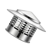 Stainless Steel Round Chimney Caps with Screen Cones Top Roof Caps for Vent