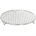thumbnail image 1 of Stainless Steel Round Cooking Rack 6.7" - Universal Bake/Steam/Cool Rack for Oven, Air Fryer, Pots - Dishwasher Safe Grill Grid with Non- Legs - Roasting & BBQ Accessory, 1 of 6