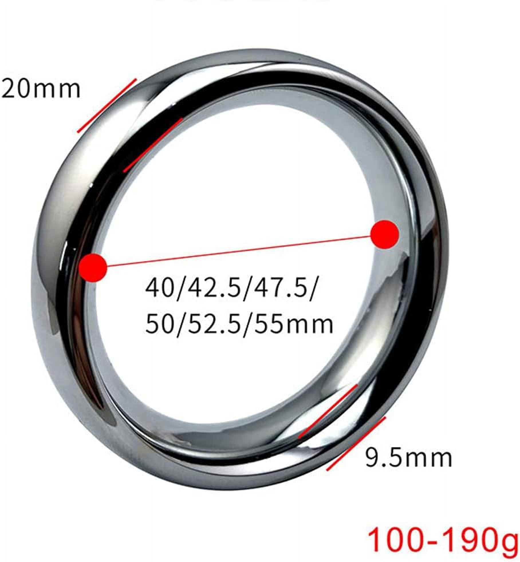 Stainless Steel Round Ring 6 Sizes Metal Cock Rings Cock Ring Erotic ...