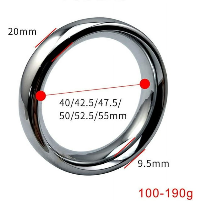 Stainless Steel Round Ring 6 Sizes Metal Cock Rings Cock Ring Erotic ...