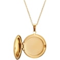 thumbnail image 1 of Stainless Steel Round Shaped Locket Style Statement Party Wedding Pendant Necklace, 1 of 4