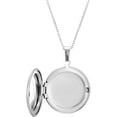 thumbnail image 1 of Stainless Steel Round Shaped Locket Style Statement Party Wedding Pendant Necklace, 1 of 3