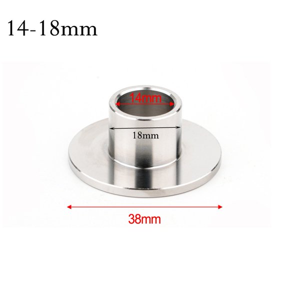 Stainless Steel Router Template Guide Bushing Set with 6 Interchangeable Sleeves (8mm-20mm) for Wood Carving, Engraving and Trimming Tasks, for Electric Routers and Trimmers(18mm)